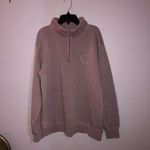 ivory ella quarter zip jacket